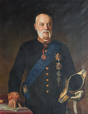 Alexander Nikonorovich Novoskoltsev. Retrato de Atanasio Nikolaevich Somov, Gobernador de Tver