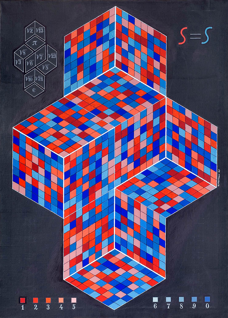 Alexander Fedorovich Pankin. Two irrational cubes