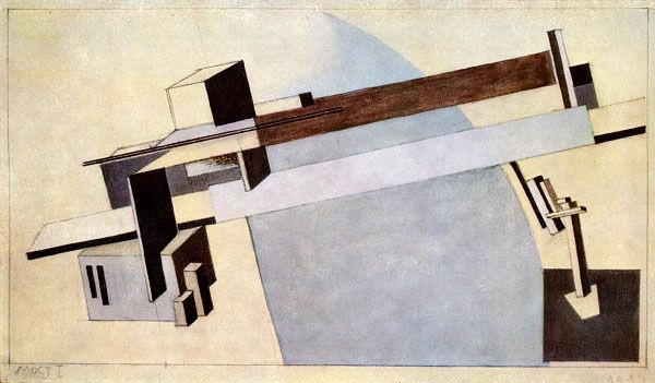 El Lissitzky. Proun 1A, the Bridge I