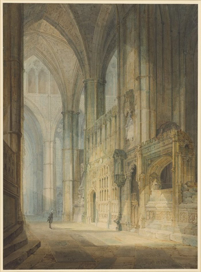 Joseph Mallord William Turner. The chapel of St. Erasmus in Westminster Abbey