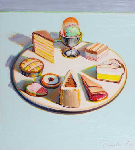 The plate of desserts by Wayne Thiebaud: History, Analysis & Facts