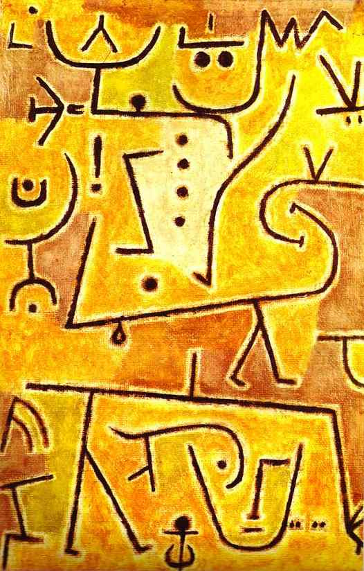 Paul Klee. Gold uniform