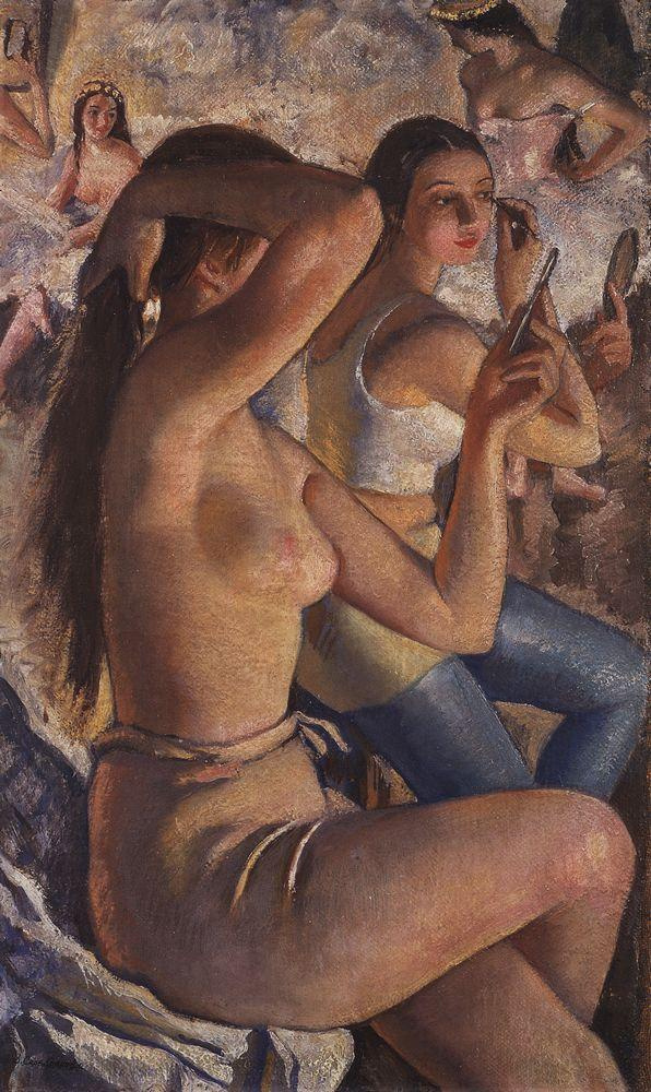 Zinaida Serebriakova. Ballet restroom