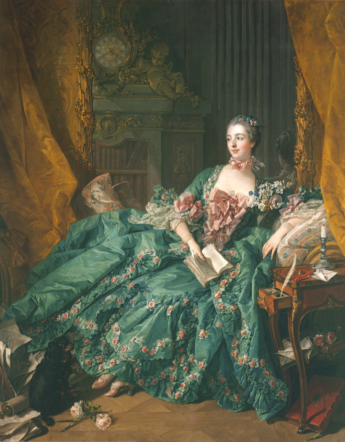 Porträt von Madame de Pompadour