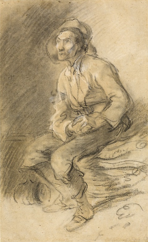 Thomas Gainsborough. Lumberjack sitting on a bundle of brushwood