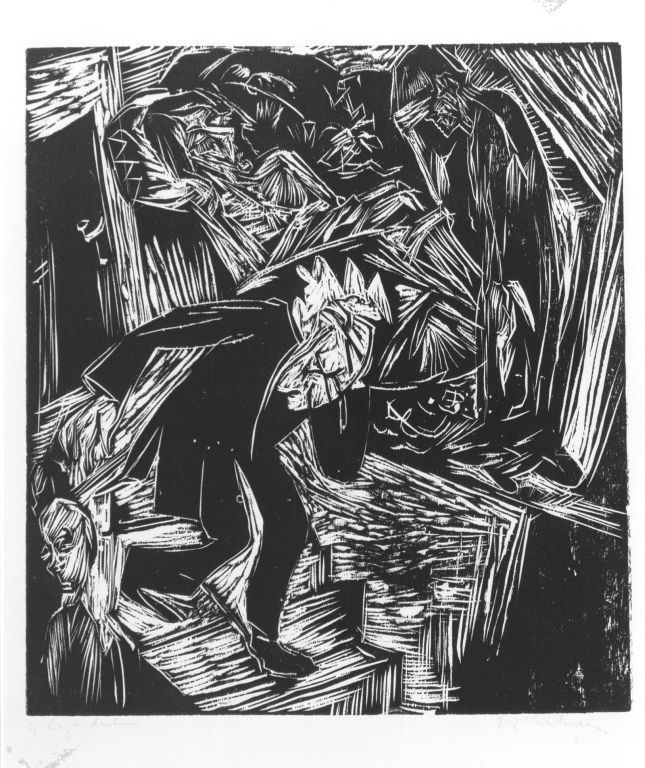 Ernst Ludwig Kirchner. David mourns Absalom