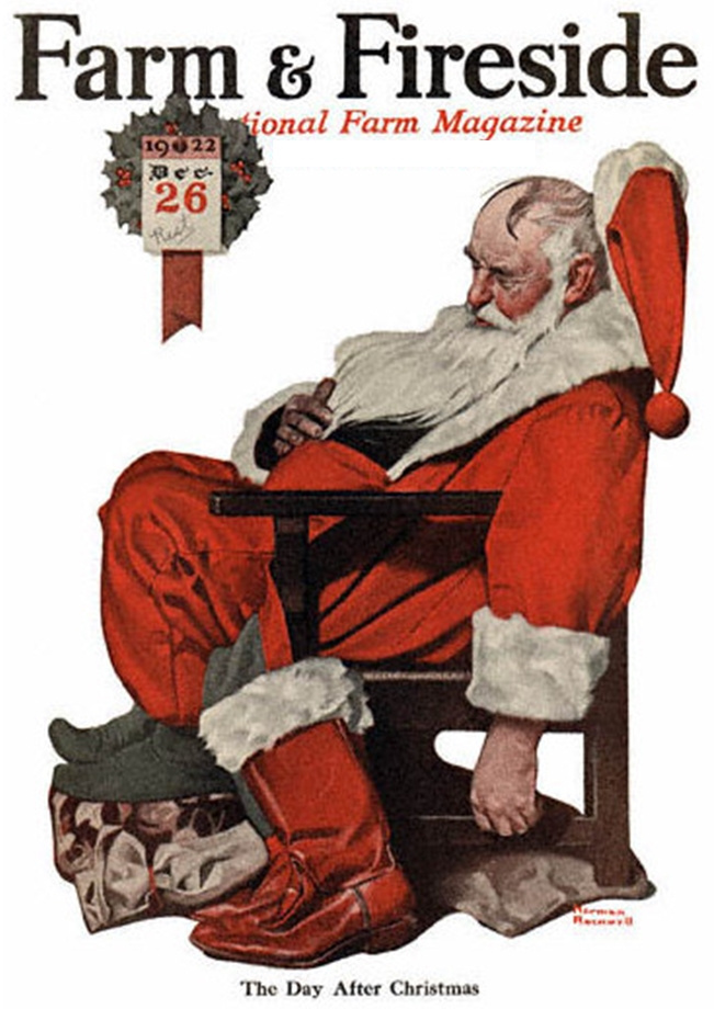 Norman Rockwell. Tag nach Weihnachten