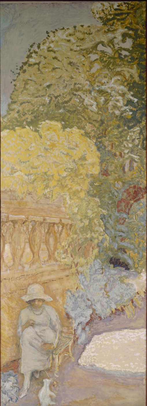Pierre Bonnard. The Mediterranean sea (triptych). The left panel