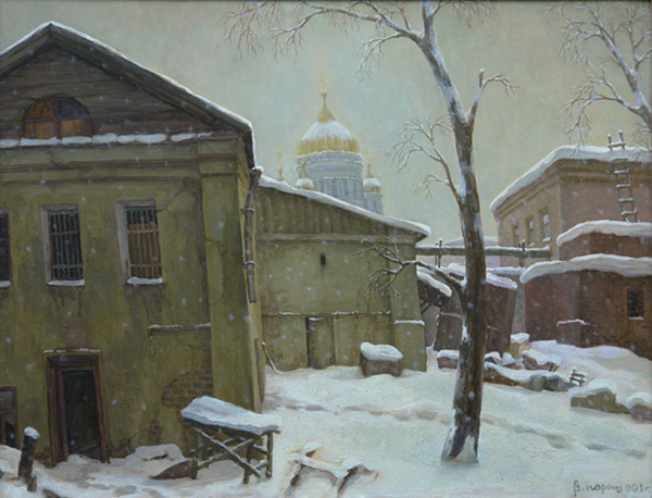Vladimir Alekseevich Paroshin. 雪正在下降