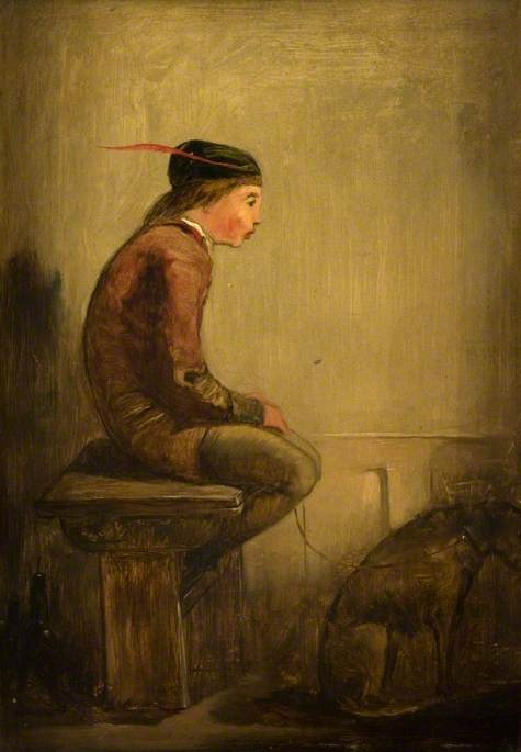 Edward Lear. Lance and his dog