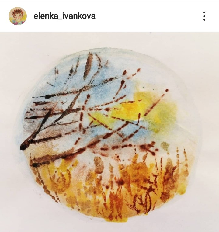 Elenka Ivankova. On the shores of Lake Bodonsee.