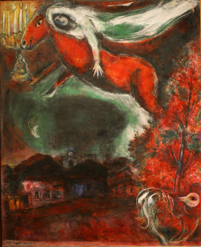 Marc Chagall. 夜曲(晚上的场景)