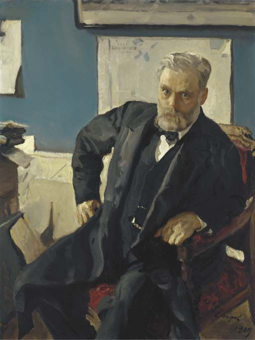Valentin Aleksandrovich Serov. Portrait Of Emanuel Nobel