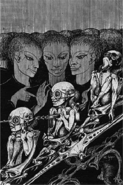 Hans Rudolph Giger. Sketch