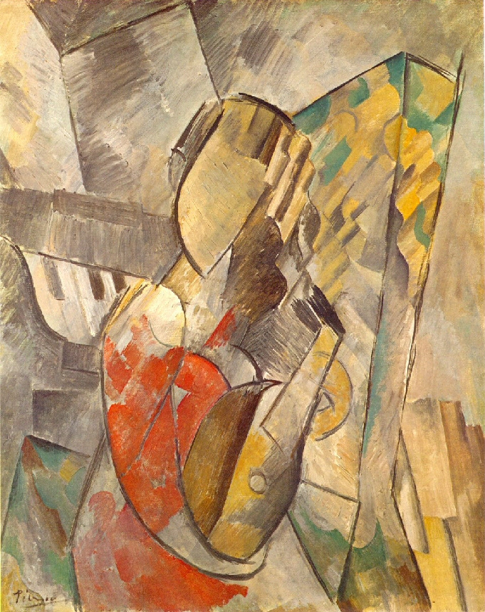 Pablo Picasso. Woman with a mandolin