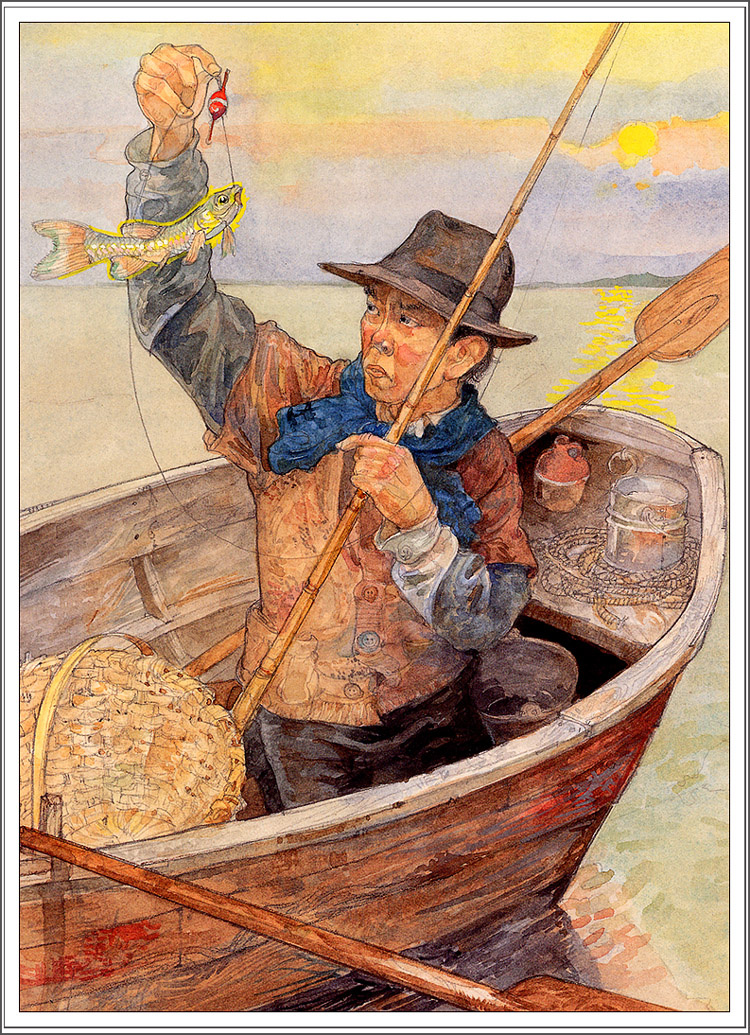 Jerry Pinkney. Fisherman and his catch