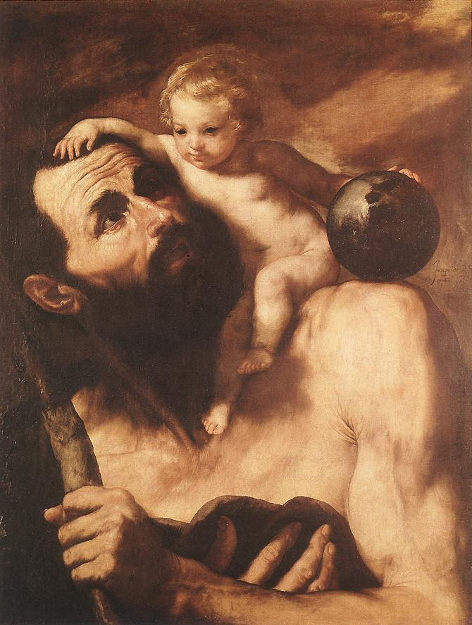 Jose de Ribera. Saint Christopher