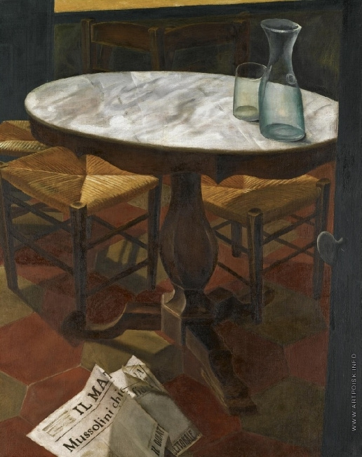 Alexander Yakovlev. Bodegón con mesa