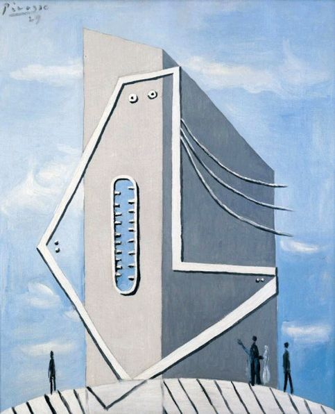 Pablo Picasso. Monument (tête de femme)