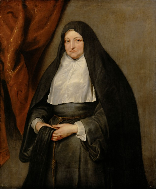 Anthony van Dyck. Isabella Clara Eugenia in monastic garb