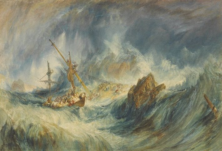 Joseph Mallord William Turner. Storm (naufrage)