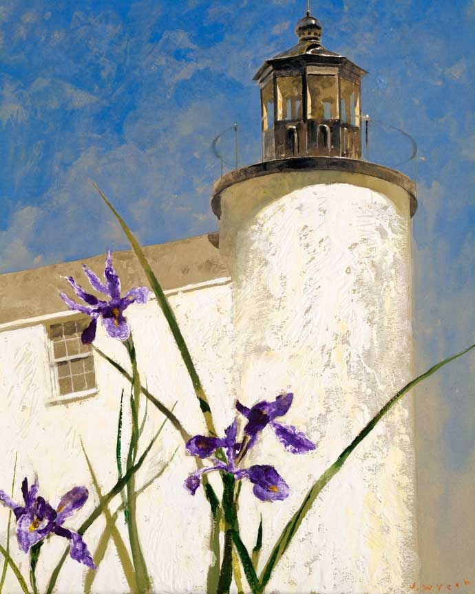Jamie Wyeth. Iris at the sea. Sketch No. 2