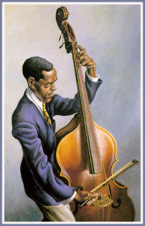 Thomas Hart Benton. Portrait of a musician