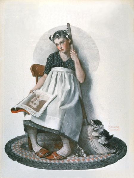 Norman Rockwell. The maid