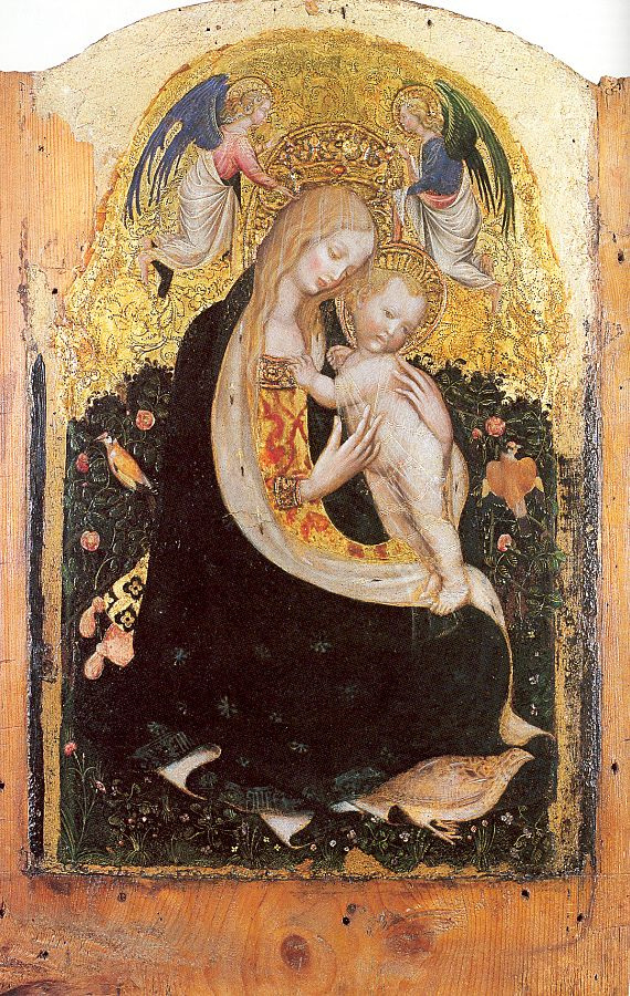 Antonio Pisanello. The Madonna and child