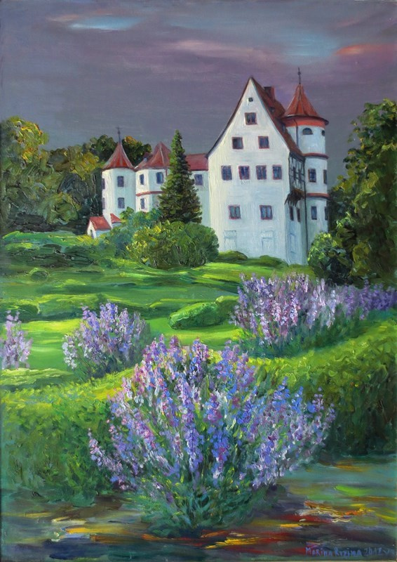 Marina Dmitrievna Razin. Germany, the castle in Neufra