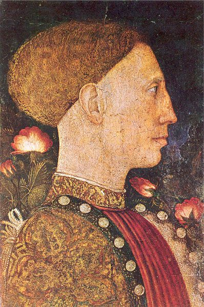 Antonio Pisanello. Male profile