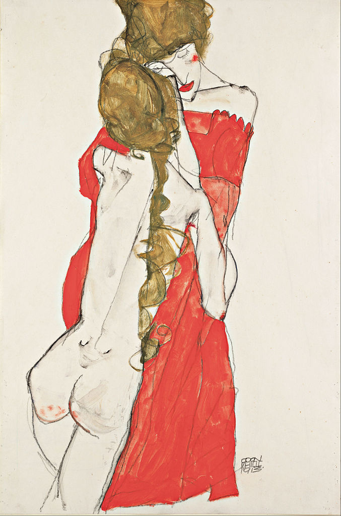 Egon Schiele. Mother and Daughter