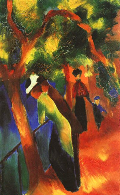 August Macke. The lady and the gentleman