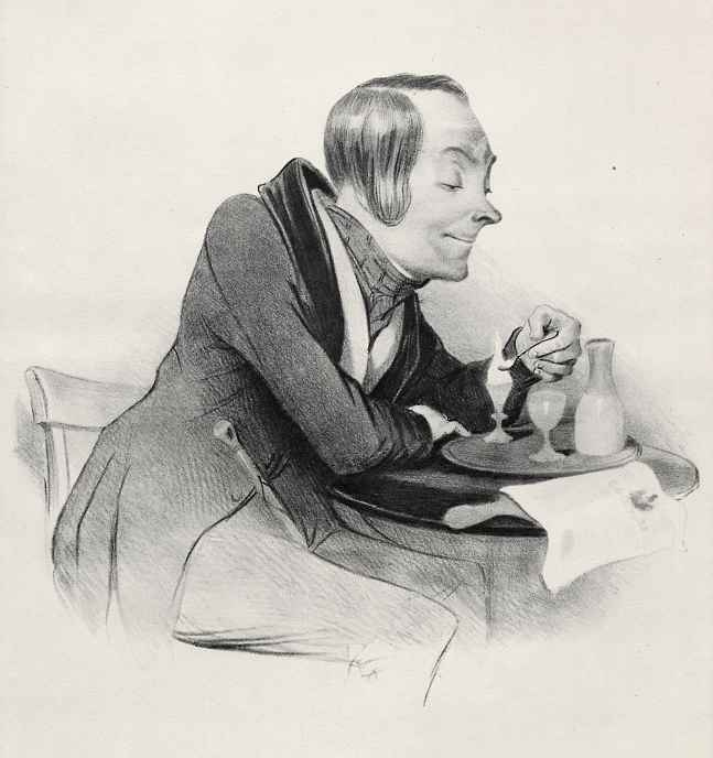Honore Daumier. Ice cream