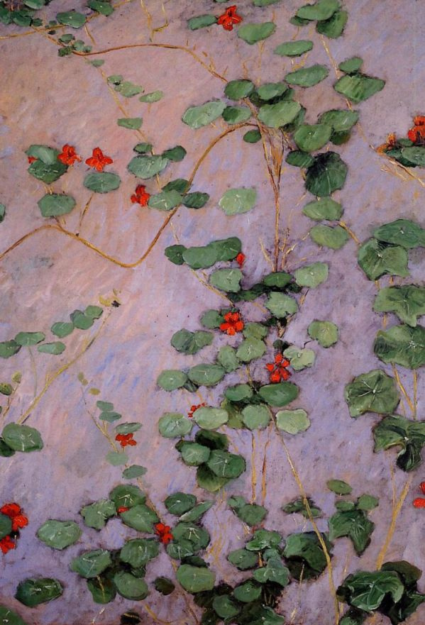 Gustave Caillebotte. Nasturtiums