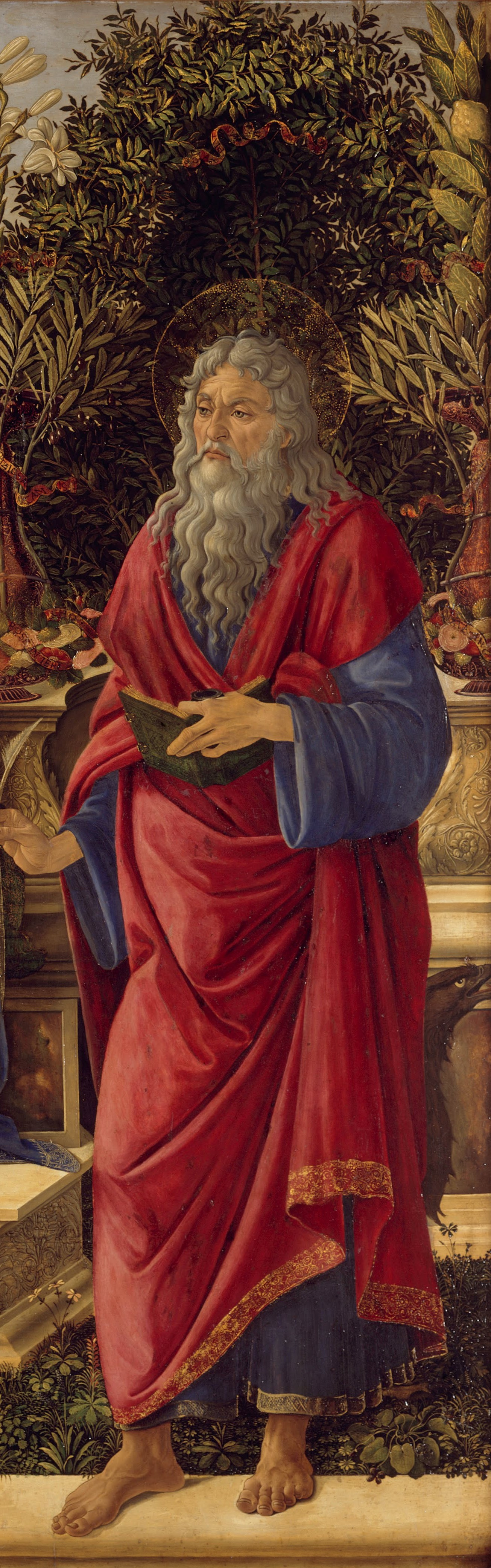Sandro Botticelli. The Bardi altarpiece (detail)