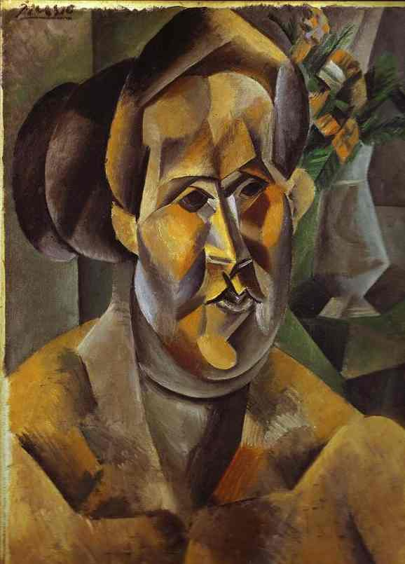 Pablo Picasso. Bust of woman with flowers (Fernanda)