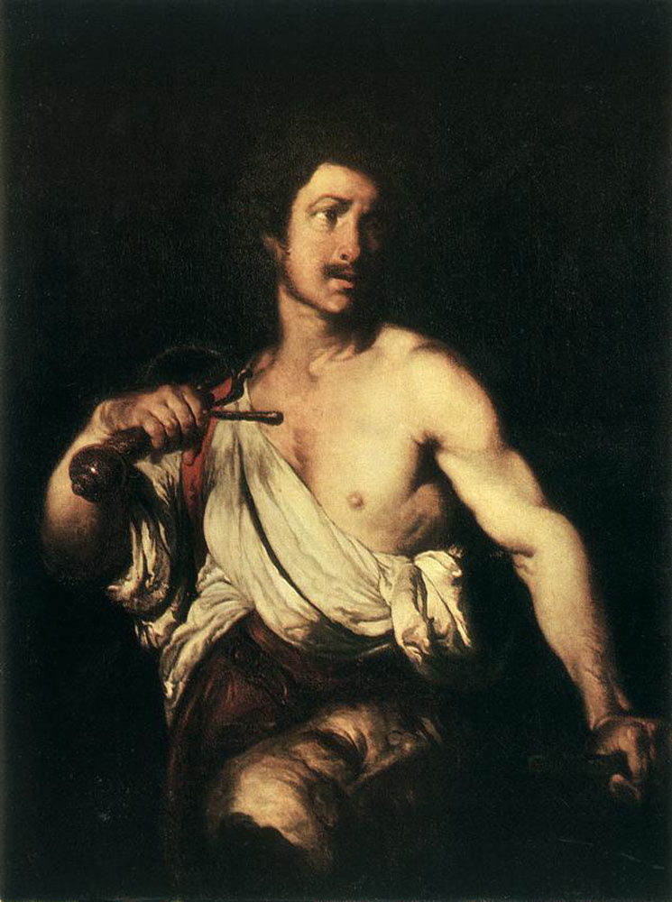 Bernardo Strozzi. David con la testa di Golia