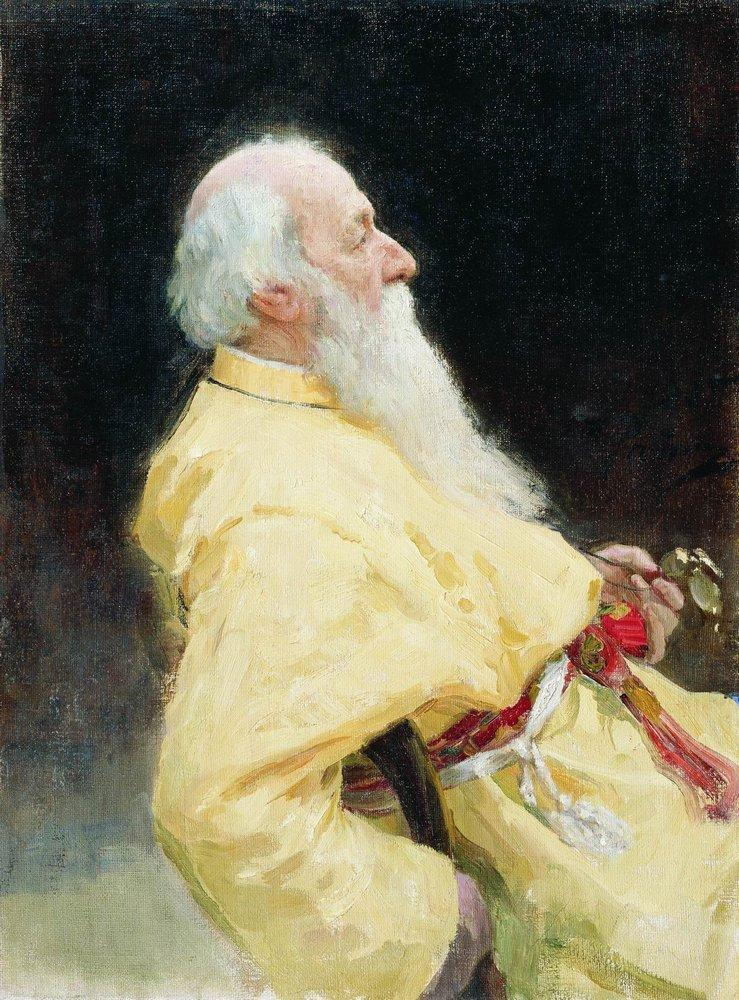 Ilya Efimovich Repin. Portrait Of V. V. Stasov