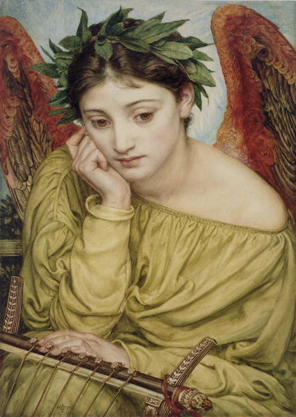 Edward John Poynter. The Muse of poetry