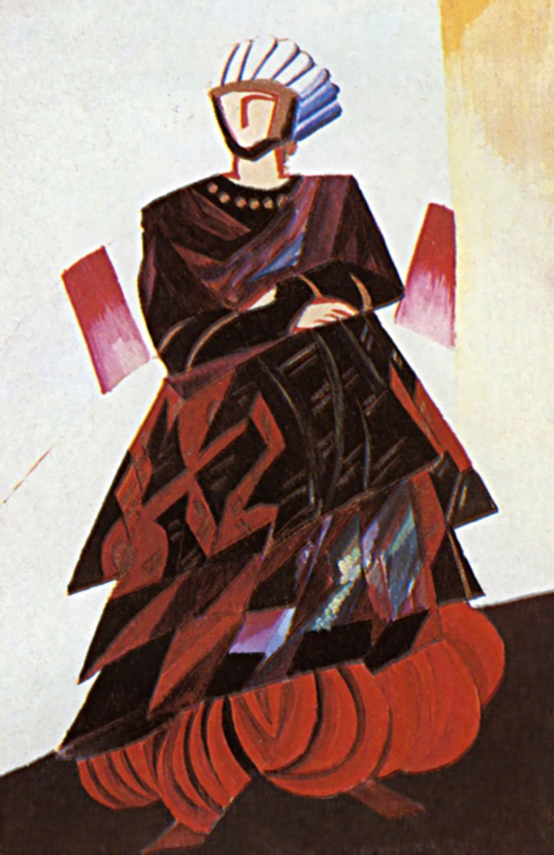 Alexandra Exter Signora Capulet. Costume design for the play 