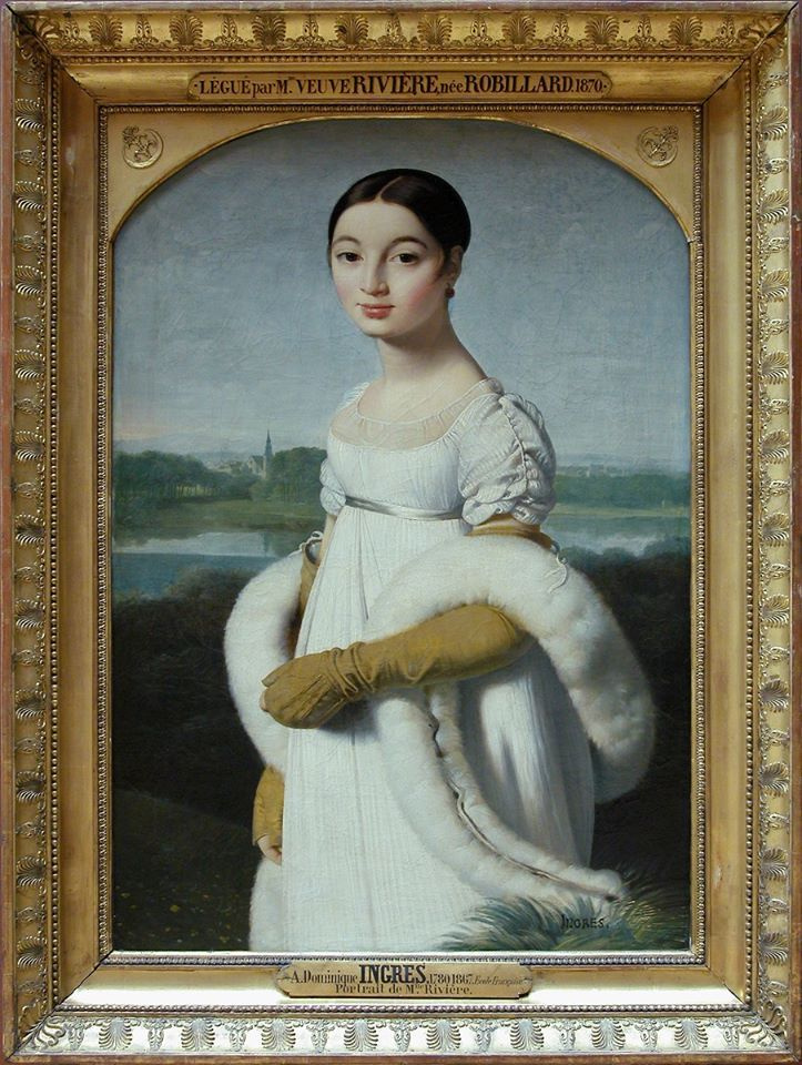 Jean Auguste Dominique Ingres. Mademoiselle Caroline Riviere