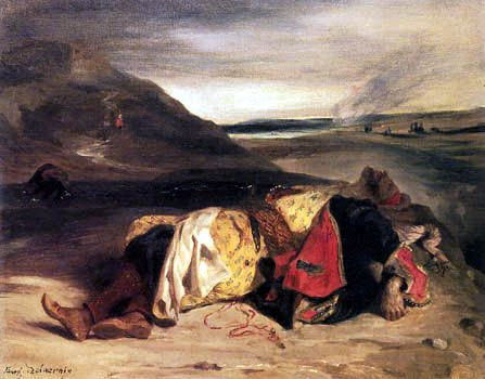 Eugene Delacroix. The Death Of Hassan