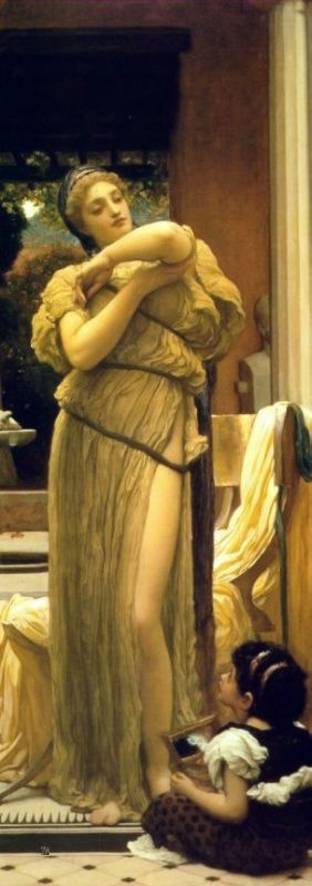 Frederic Leighton. Venus undresses