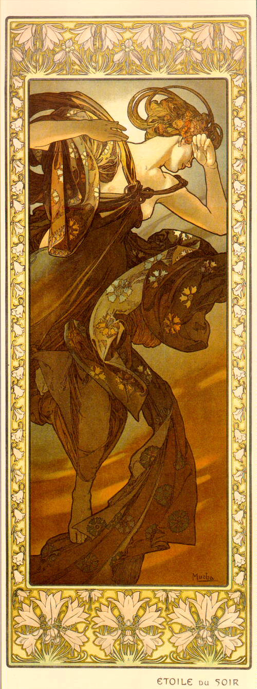 Alfons Mucha. 晚上的明星