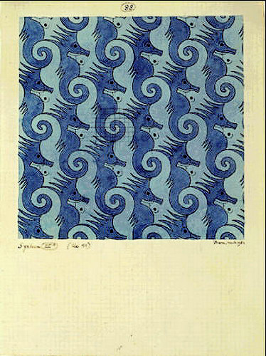 Maurits Cornelis Escher. Seahorse (No. 88)