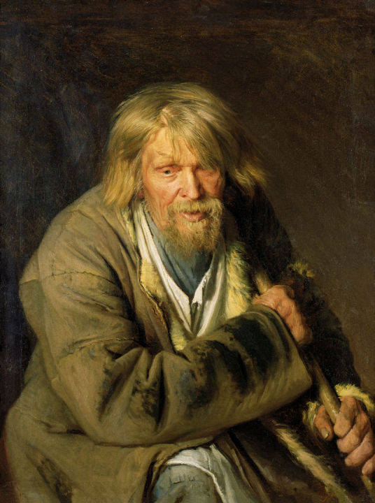 Ivan Nikolayevich Kramskoy. Portrait of an old peasant