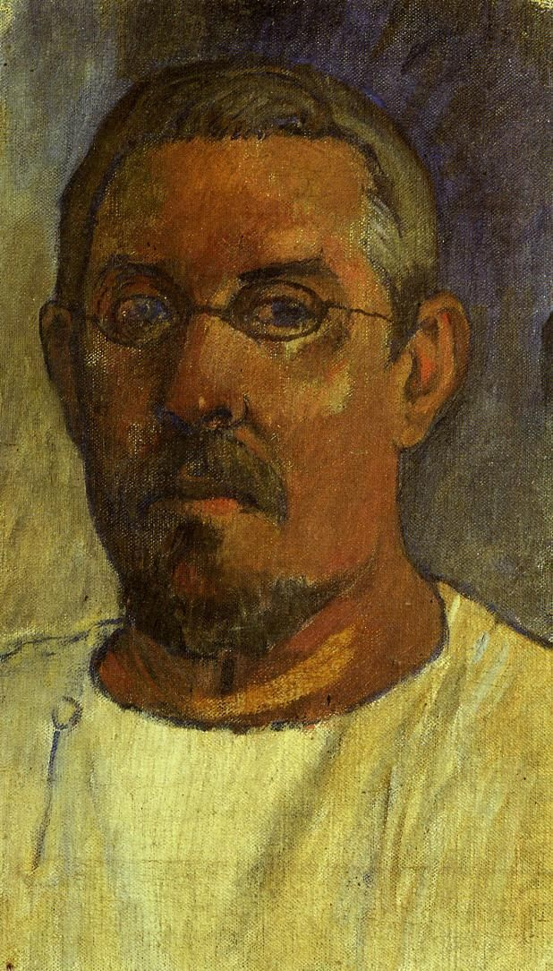 Paul Gauguin. Autoportrait à lunettes