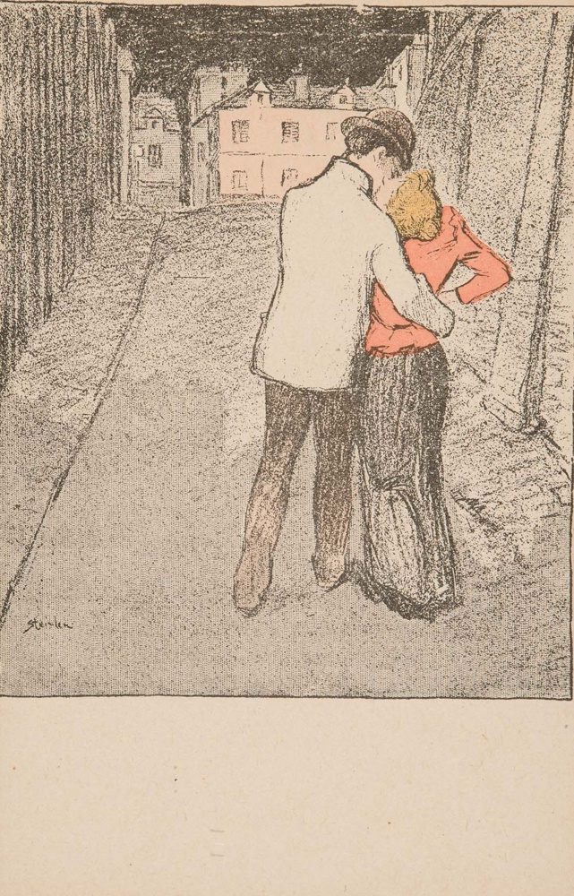 Theophile-Alexander Steinlen. Love walk