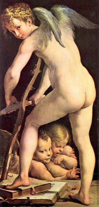 Francesco Parmigianino. Cupid bow strohhause